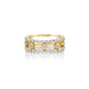 Michael M 14K Yellow Gold Cloud Stacked Ring B388