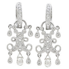 Bijan Fere 18K White Gold Diamond Earrings BF1081-27050