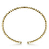 Gabriel & Co. 14K Yellow Gold Beaded Cuff Bracelet BG4293-62Y4JJJ