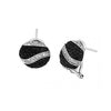 Sandra Biachi Black & White Diamond Earrings BK1915
