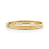 Michael M TETRA 14K Yellow Gold Pave Bangle BR395