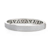 Michael M 18K White Gold Diamond Bangle Bracelet BR537M