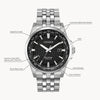 Citizen World Time Black Dial Stainless Steel Men's Watch BX1000-57E