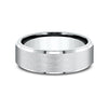 Benchmark 14K White Gold Men's Wedding Band CF6733314KW