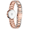 Citizen Silhouette Crystal White Mother-of-Pearl Dial Pink Gold Ladies Watch EM0843-51D