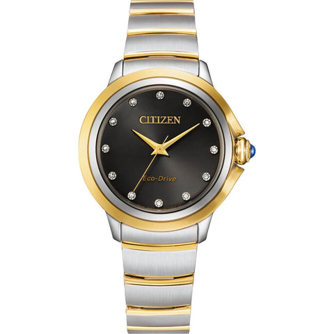 Citizen Ceci Two-Tone Stainless Steel Women's Watch EM0954-50E