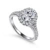 Gabriel & Co. Oval Halo Diamond Engagement Ring ER10291W44JJ