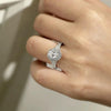 Gabriel & Co. Oval Halo Diamond Engagement Ring ER10291W44JJ