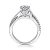 Gabriel & Co. Round Twisted Diamond Engagement Ring ER10951W44JJ