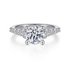 Gabriel & Co. Round Diamond Engagement Ring ER11757R6W44JJ