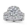 Gabriel & Co. Cushion Halo Round Diamond Engagement Ring ER11986R8W44JJ
