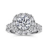 Gabriel & Co. Cushion Halo Round Diamond Engagement Ring ER11986R8W44JJ