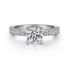 Gabriel & Co. Round Diamond Engagement Ring ER12292R4W44JJ