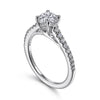 Gabriel & Co. Round Diamond Engagement Ring ER12297R3W44JJ
