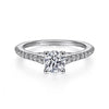 Gabriel & Co. Round Diamond Engagement Ring ER12297R3W44JJ