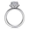 Gabriel & Co. Halo Diamond Channel Set Engagement Ring ER12341R6W44JJ