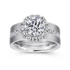 Gabriel & Co. Halo Diamond Channel Set Engagement Ring ER12341R6W44JJ