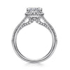 Gabriel & Co. Oval Halo Diamond Engagement Ring ER12769O4W44JJ