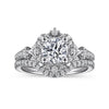 Gabriel & Co. Vintage Inspired Halo Diamond Engagement Ring ER14411R4W44JJ