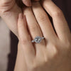 Gabriel & Co. Vintage Inspired Halo Diamond Engagement Ring ER14411R4W44JJ