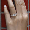 Gabriel & Co. Round Diamond Twisted Engagement Ring ER14460R4T44JJ