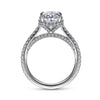 Gabriel & Co. Hidden Halo Oval Diamond Engagement Ring ER14975O8W44JJ