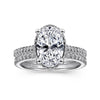 Gabriel & Co. Hidden Halo Oval Diamond Engagement Ring ER14975O8W44JJ