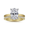 Gabriel & Co. Hidden Halo Oval Diamond Engagement Ring ER15972O6M44JJ