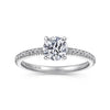 Gabriel & Co. Round Diamond Engagement Ring ER4181W44JJ