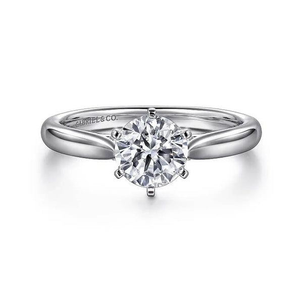 Gabriel & Co. Round Diamond Engagement Ring ER6668W44JJ