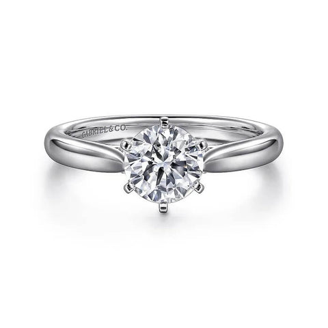 Gabriel & Co. Round Diamond Engagement Ring ER6668W44JJ