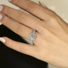 Gabriel & Co. Vintage Cushion Halo Round Diamond Engagement Ring ER7293W44JJ