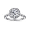 Gabriel & Co. Round Halo Diamond Engagement Ring ER7498W44JJ
