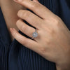 Gabriel & Co. Round Halo Diamond Engagement Ring ER7498W44JJ