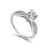 Gabriel & Co. Split Shank Diamond Engagement Ring ER8129W44JJ