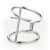 Michael M 14K White Gold Modern Diamond Fashion Ring F284-6.5