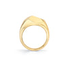 Michael M 14K Yellow Gold Carve Signet Ring F454