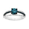 Sandra Biachi Blue and White Diamond Ring LP6210BD