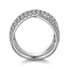 Gabriel & Co. Diamond Ladies Criss Cross Ring LR52466W45JJ