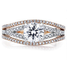 Scott Kay 14K White & Rose Gold Diamond Ring M2232R510