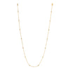 14K Yellow Gold Diamond Chain Necklace N4964Y3-18