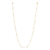 14K Yellow Gold Diamond Chain Necklace N4964Y5-18
