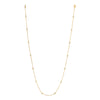 14K Yellow Gold Diamond Chain Necklace N4964Y5-18