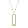 Michael M Pave Longline Link Pendant P360PV