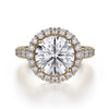 Michael M EUROPA Diamond Engagement Ring R320L-3