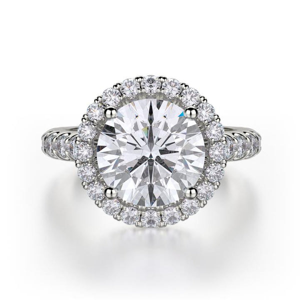 Michael M EUROPA Diamond Engagement Ring R320L-3