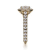 Michael M European Style Halo Diamond Engagement Ring R440-2