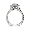 Michael M European Style Halo Diamond Engagement Ring R440-2