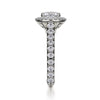 Michael M European Style Halo Diamond Engagement Ring R440-2