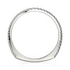 Michael M 18K White Gold Diamond Ladies Wedding Band R440SB